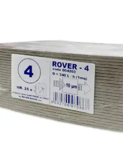Set 25 placi filtrante Rover 4 20x20, dimensiune standard, filtrare vin grosiera (vin tulbure)
