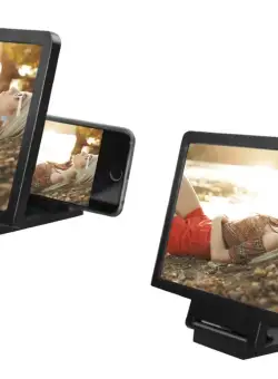 Set 2x Lupa Telefon MRG MF1, 8 inch, Pliabil, Efect 3D, Negru C909