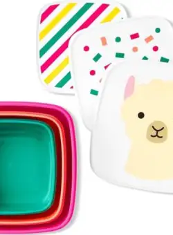 Set 3 cutii pentru pranz Skip Hop Zoo Lama 9H776510 (Multicolor)