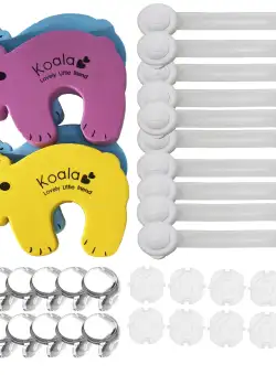 Set 36 piese, 4U, Koala, protectie usi, sertare, colturi, prize