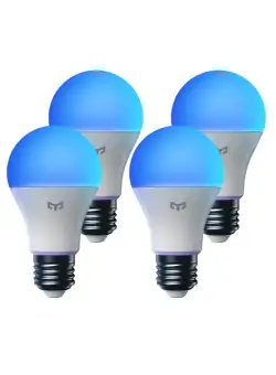 Set 4 becuri smart Yeelight Smart LED Bulb W4 Lite (Multicolor), E27, Luminozitate 806lm - 4 pack