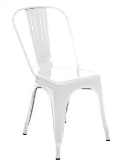 Set 4 scaune Hugo alb H85 cm