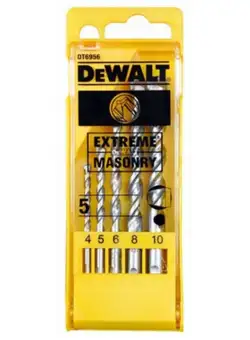 Set 5 burghie zidarie Extreme Dewalt 4/5/6/8/10mm - DT6956