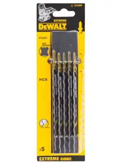 Set 5 lame DeWALT DT2201 speciale pendular pentru materiale moi