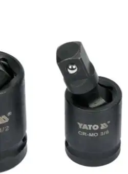 Set Articulatii Cardanice YATO, de Impact, cu Bila, CR-Mo, 1 4 - 3 8 - 1 2 inch, 3buc