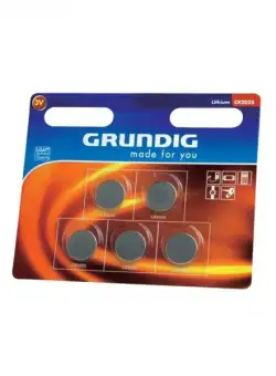 Set baterii Grundig 8711252345611, 5 bucati, 3V, 150 mAh