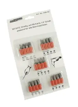 Set biti Mannesmann 298-20, 20 piese