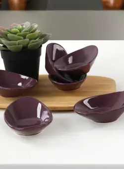 Set boluri cu sos Sauce Bowl Set ST511006F498A000000MAYD200, Violet, 23x19x23 cm