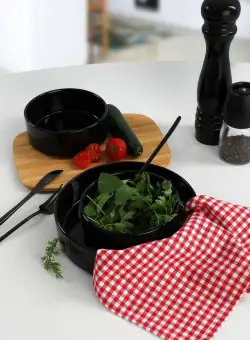 Set boluri, Negru, 28x17x28 cm