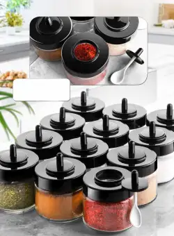 Set borcane de condimente, 37x51x19 cm