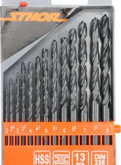 SET BURGHIE PT METAL - HSS 2,0-8,0 MM, 13BUC STHOR