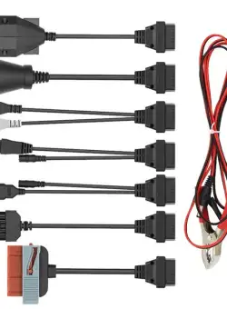 Set cabluri adaptoare 4U®, pentru autoturisme compatibil AutoCom, Delphi