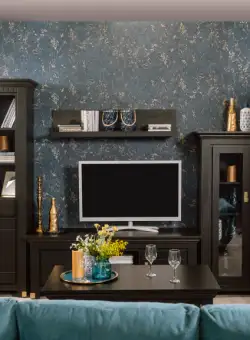 Set camera de zi Saint Tropez, Vopsit Negru, 340 cm