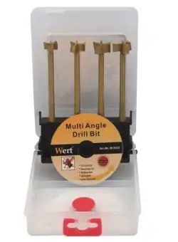 Set capete de burghiu multi unghi Wert 2523, O15-22 mm, 4 piese