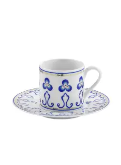 Set cești de cafea, Multicolor, 30x9x24 cm