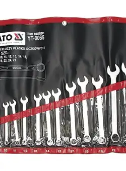 Set chei combinate YATO, CrV, 6 - 27mm, 15buc