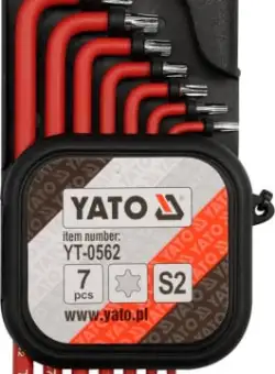 Set chei imbus YATO, torx, AISI S2, T9-T30, 7buc