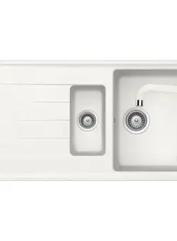 Set chiuveta bucatarie Schock Element D-150 si baterie bucatarie Schock Fonos Cristalite Alpina 100 x 50 cm