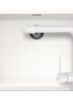 Set chiuveta bucatarie Schock Greenwich N-100L si baterie bucatarie Schock Laios Cristadur Polaris 55,6 x 45,6 cm