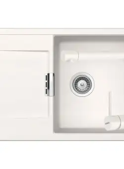 Set chiuveta bucatarie Schock Mono D-100si baterie bucatarie Schock Laios Cristadur Polaris 76,5 x 51 cm