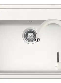 Set chiuveta bucatarie Schock Nemo N-100 si baterie bucatarie Schock Plutos Cristalite Alpina57 x 51 cm