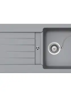 Set chiuveta bucatarie Schock Typos D-100S si baterie bucatarie Schock Plutos Cristalite Croma 86 x 43,5 cm