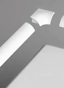 Set conectori profile mascare Ravak 6mm alb