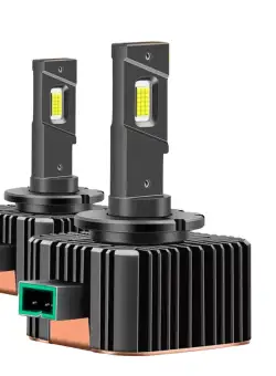 Set de 2 becuri conversie hid-led, D3S, 35W, 6000lm, CSP, Canbus, Miez Cupru, Radiator Aluminiu, Premium