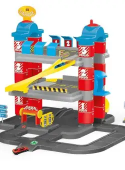 Set de constructie DOLU, Garaj cu 3 niveluri