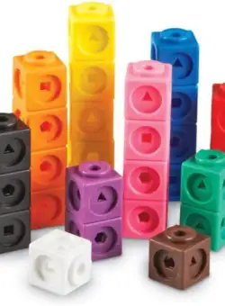 Set de constructie Learning Resources, MathLink, 100 piese