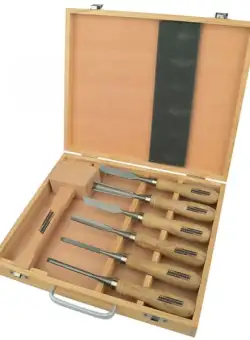 Set de dalti pentru lemn Mannesmann 66107, 7 piese