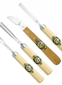 Set de dalti profesionale pentru lemn Kirschen 1694000, 200 mm, 4 piese