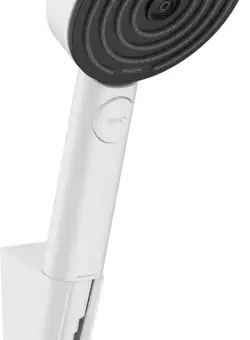 Set de dus Hansgrohe Pulsify Select 105 Relaxation cu 3 tipuri de jet agatatoare si furtun 1 25m alb mat