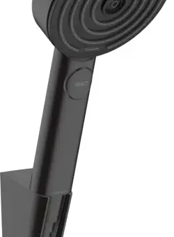 Set de dus Hansgrohe Pulsify Select 105 Relaxation cu 3 tipuri de jet agatatoare si furtun 1 25m negru mat