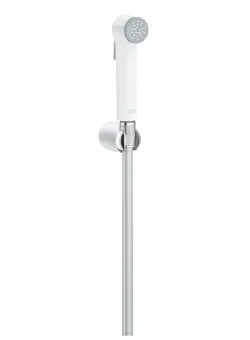 Set de dus igiena intima Grohe Tempesta-F Trigger Spray 30 cu agatatoare si furtun 125cm crom-alb