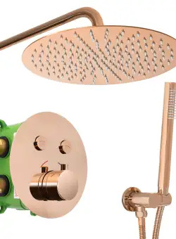 Set de duș incastrat Rea LUNGO MILER ROSE GOLD + BOX