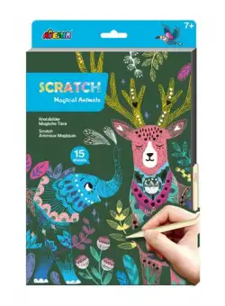 Set de razuit A4 - Animale magice