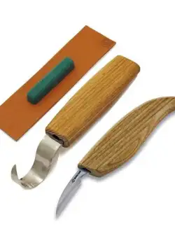 Set de sculptura in lemn BeaverCraft S02, 4 piese