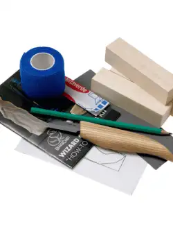 Set de sculptura vrajitor BeaverCraft DIY03, 5 piese