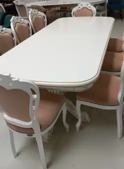 SET DELUX 1, masa 210/290 cm + 8 scaune