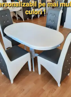 SET DEN 33 MASA EXTENSIBILA + 4 SCAUNE