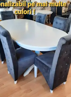 SET DEN 46 MASA EXTENSIBILA + 6 SCAUNE