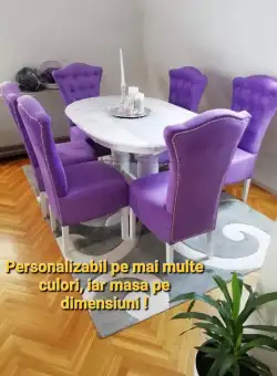 SET DEN 9 MASA DANA + 6 SCAUNE