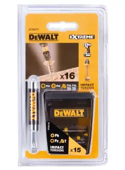 Set DeWALT DT70577T cu 16 piese de impact in set Tic Tac