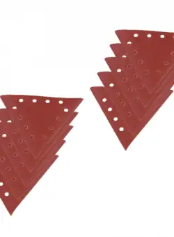 Set discuri abrazive triunghiulare pentru masinile de slefuit Scheppach 7903800603, granulatie 120, 10 bucati