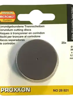 Set discuri din corindon, taiere lemn, metal, plastic Proxxon 28821, O38 mm, 25 bucati