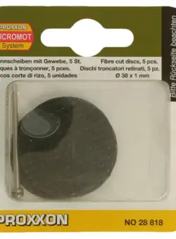 Set discuri din oxid de aluminiu, taiere lemn, inox, plastic Proxxon 28818, O38 mm, 6 piese