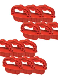 Set distantiere pentru nivelare podele Kreg DECKSPACER-RED, 6 mm, 12 bucati