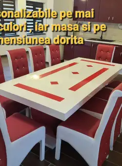 SET DORA 4 MASA + 10 SCAUNE