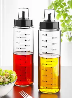 Set dozator de ulei Oil Dispenser Set MRT-2x500ml, Multicolor, 15x8x26 cm